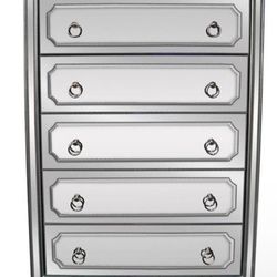 Z gallerie - Mirrored 5 Drawer Tall Chest