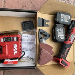 PWR CORE 12 Cordless Brushless 12-volt Variable Speed 32-Piece Oscillating Multi-Tool Kit 2 Bat