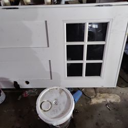 34x80 Wood Wood Door Tinted Glass 