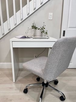 IKEA ALREADY ASSEMBLED Small Computer Desk White with Drawer / Storage