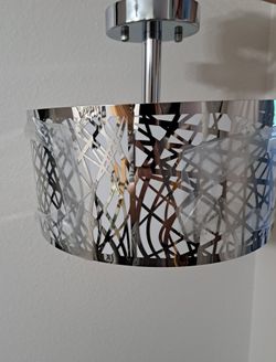 2 Ceiling Light.11"×13". Metal,plastic.