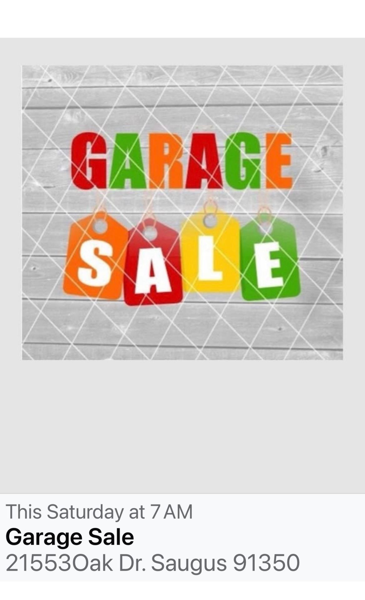 Yard Sale