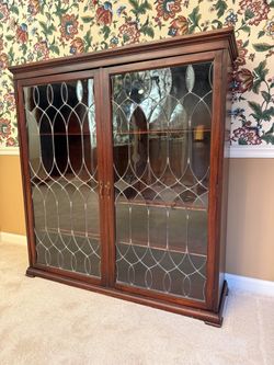Antique Display Cabinet - Free Delivery