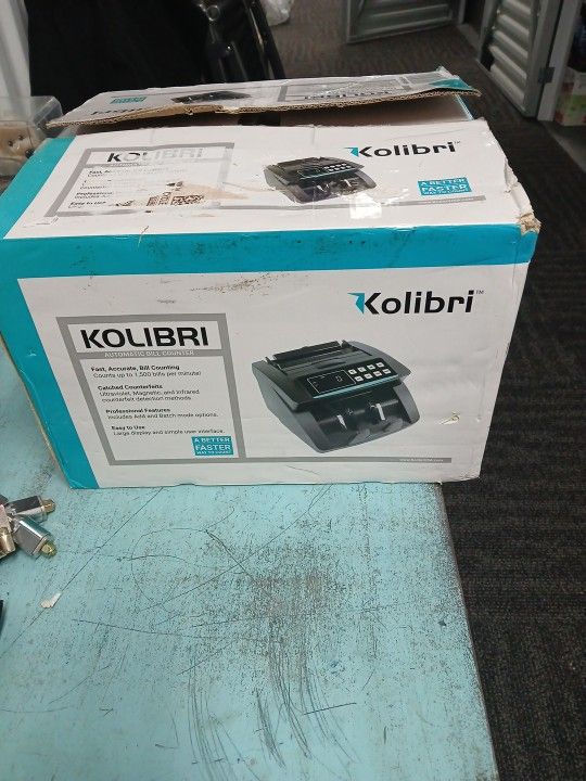 Kplibri Automatic Bill Counter 1500 Bills Per Minnet Automatic Counterfeit Detectieit New