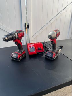 Milwaukee impact and drill combo.