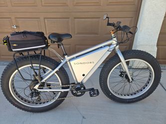Fat Tire Ebike w Rack Excellent Condition