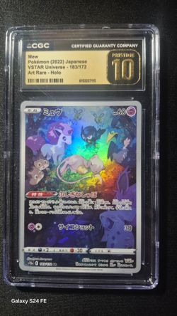 Mew 183/172 CGC Pristine 10 Japanese Pokémon Card