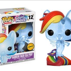 My Little Pony Rainbow Dash CHASE GLITTERY VAULTED Funko Pop 