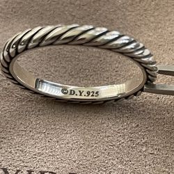 David Yurman Classic Cable Ring + Bag