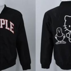 Staple Pigeon x Hello Kitty Embroidered Baseball Bomber Jacket Mens 2XL BRAND NEW IN BAG