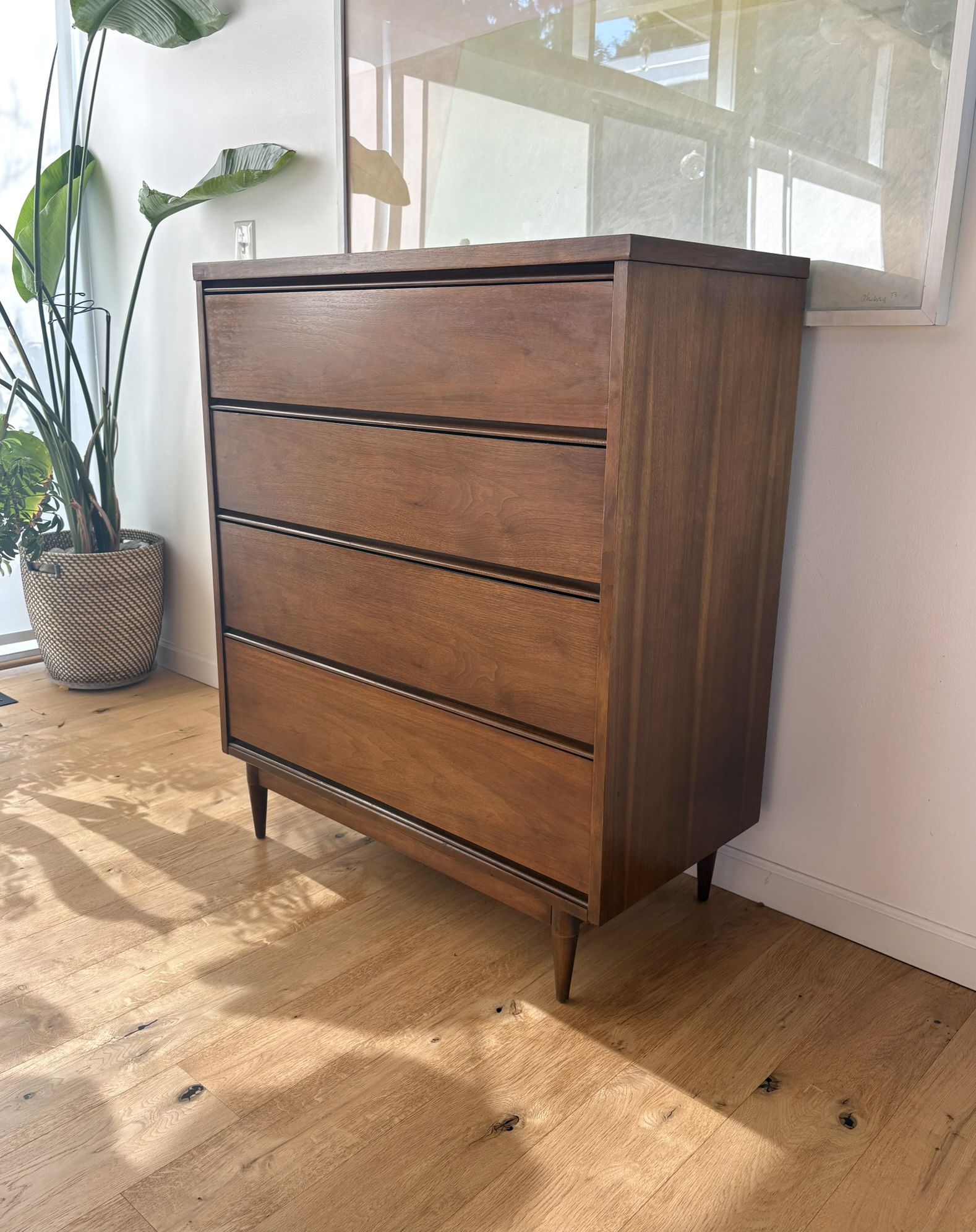 Mid Century Tall Dresser