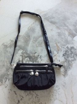 Brighton Twister Go-Go Pouch/Shoulder Bag *BLACK*