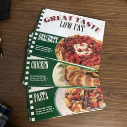 Great Taste - Low Fat by Time Life, Desserts, Chicken, and Pasta Books