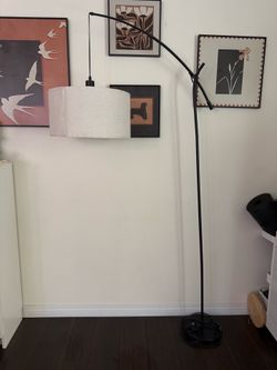 Remote controlled 3 color temperature with timer-off Floor lamp