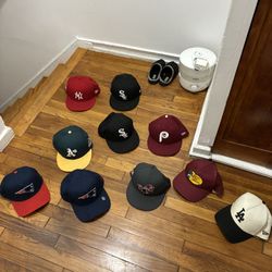 Hat Collection — Yankees, White Sox, LA, Patriots & More!