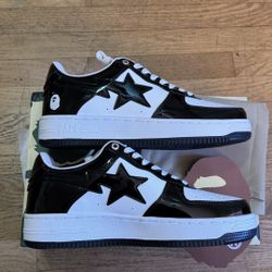Bape Sta Low Patent Leather