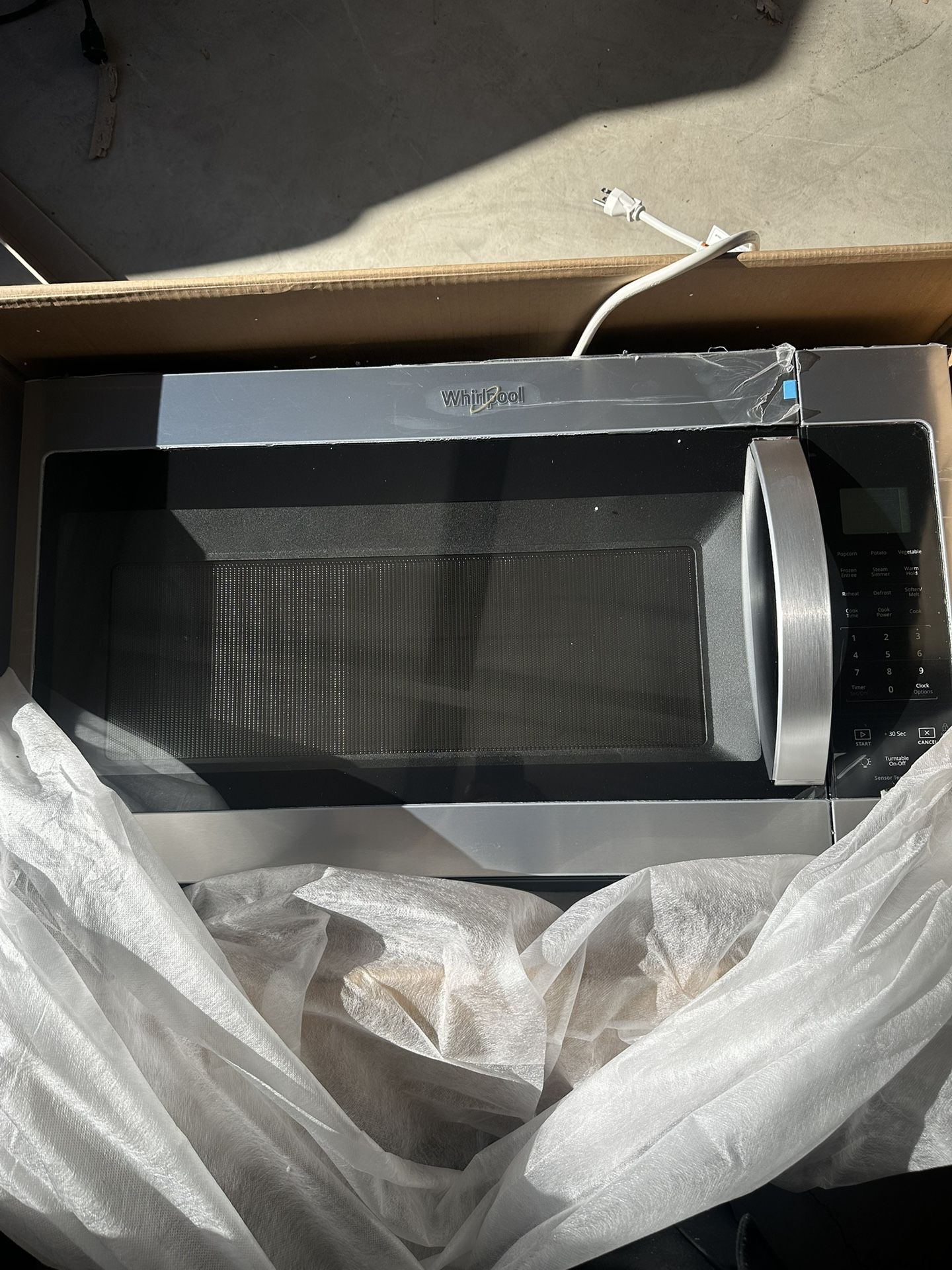 Whirlpool Microwave Hood Combo