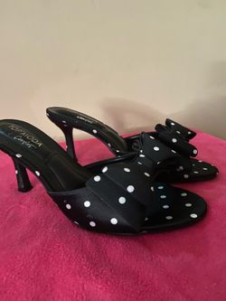 Polka dot heels