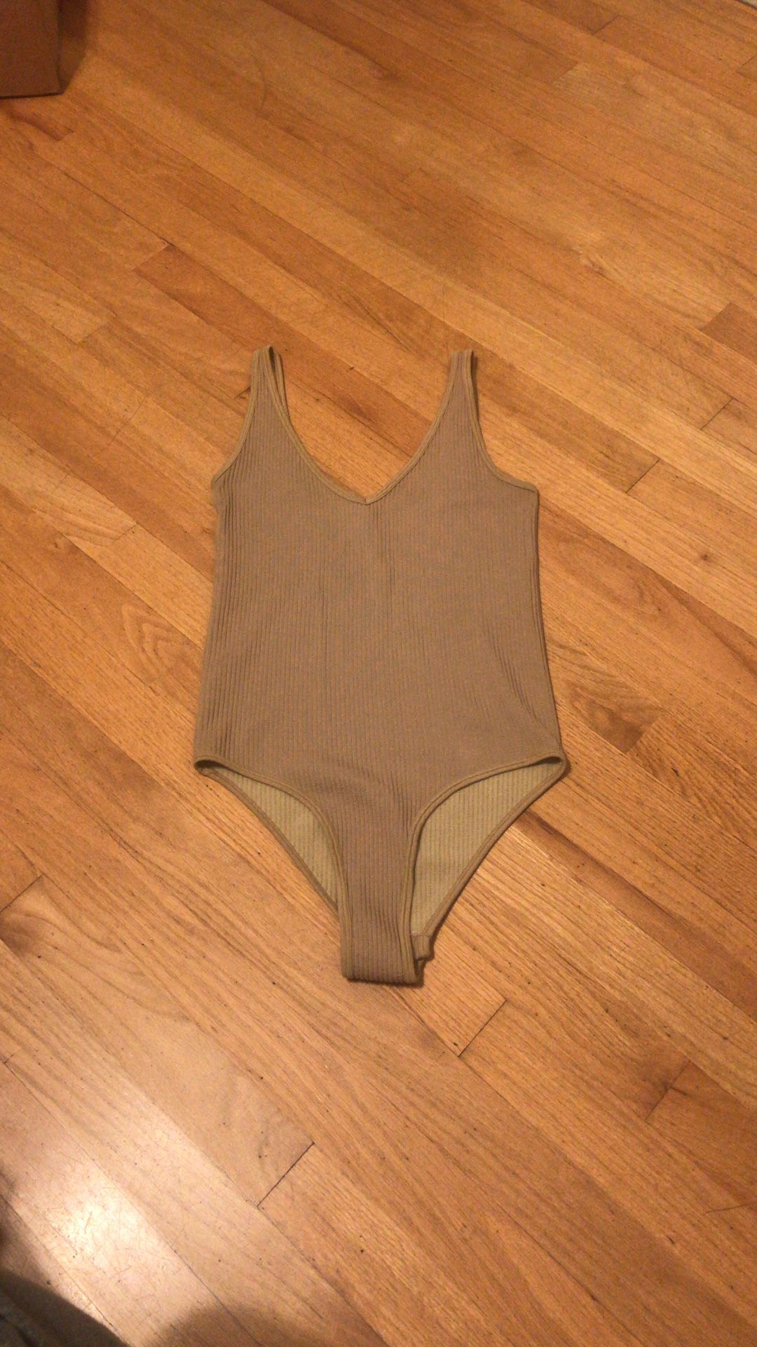 Beige Bodysuit