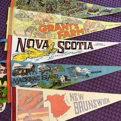 Vintage Souvenir Banner 