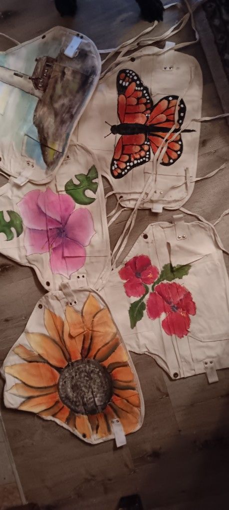 Hand Painted Canvas Tote Bag