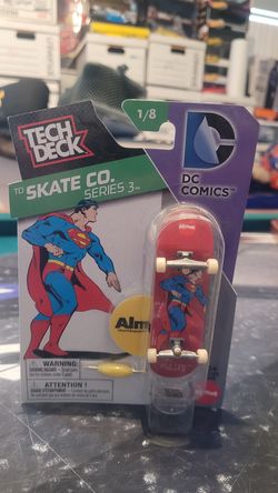 TECH DECK DC COMICS SERIES 3 SUPERMAN ALMOST SKATEBOARD HTF - NEW & UNOPENED