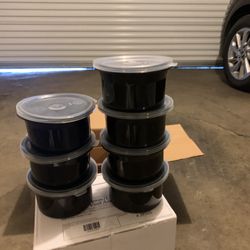 Black Comercial Containers