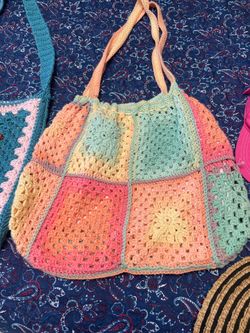 Ladies crochet purse