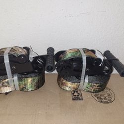 (2) Camo 16' x 2" Ratchet Tie Down 3300lb Load Limit