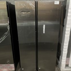 (MINOR DENTS BUT MAJOR COME UP 70% OFF) Bespoke Side by Side Refrigerator with Beverage Center