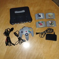 Nintendo 64 Gaming Console Bundle Lot Combo Collection N64 Games Controller Video Game