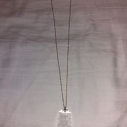22" Silver Chain With Dragon Pendant