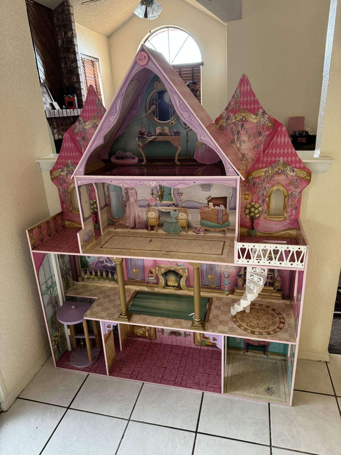 LARGE WOODEN DOLL HOUSE