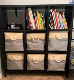 cube storage with legs