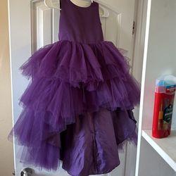 Purple Girl Dress Formal