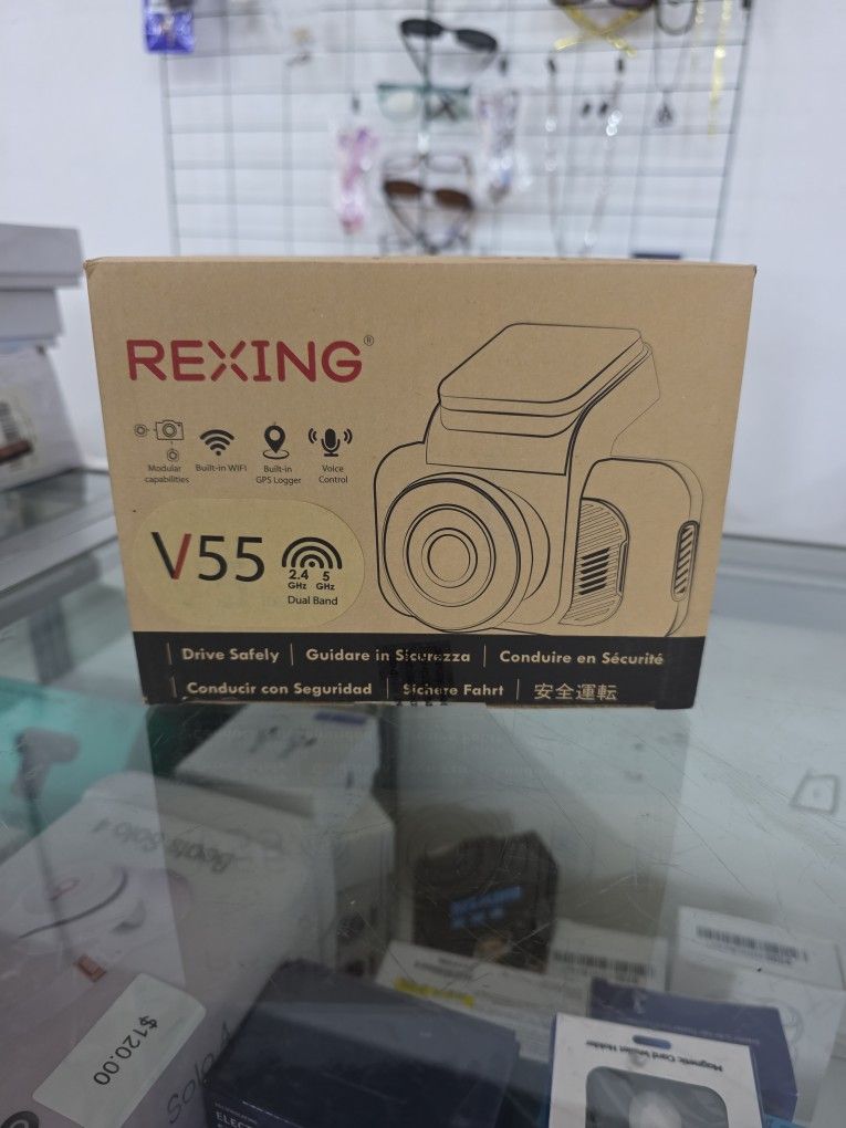 REXING V55 Dash Cam With 4k Modular Capabilities