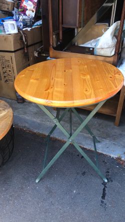 Indoor outdoor folding table patio furniture