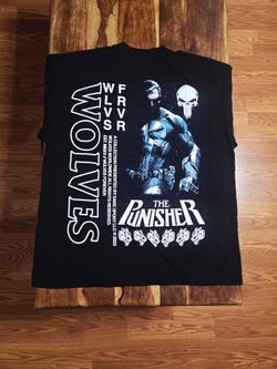 Darc Sport/The Punisher Collab Limited Release Men's Black Tee.  Size Large