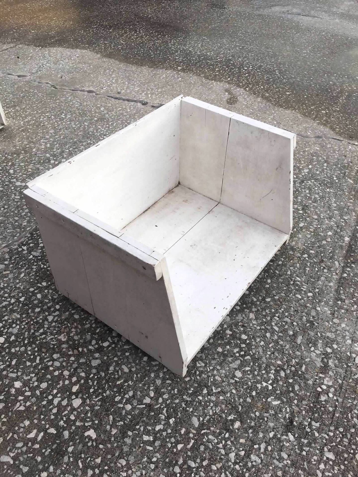 Wood Crate For Logs Or Toys