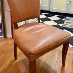 Crate And Barrel Leather Chair