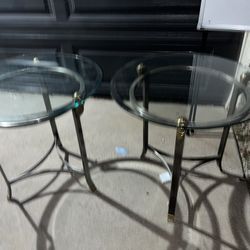 Glass Side Tables