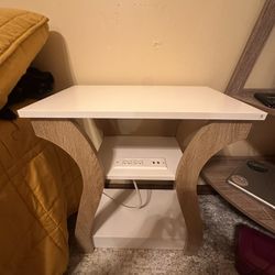 2 Side Tables/ white nightstands