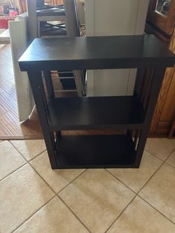 Black Wood Shelf