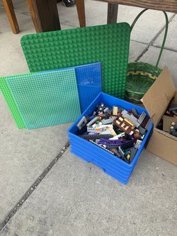 Lego Table and Bricks