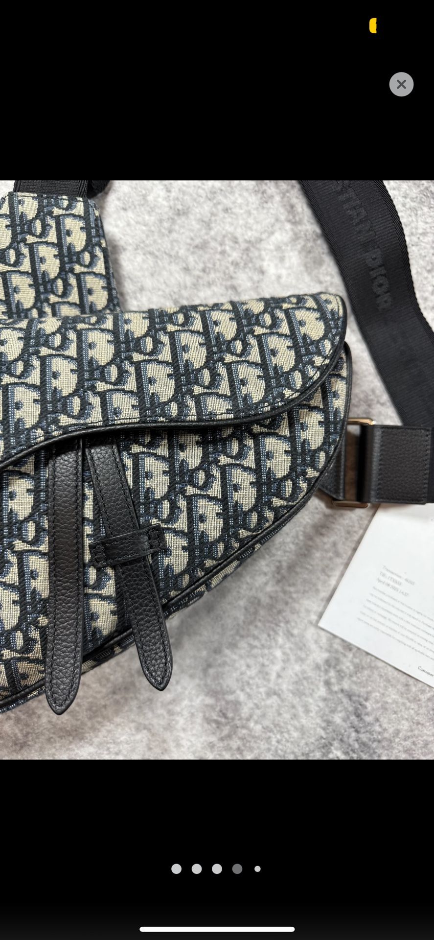 Dior Saddle Bag