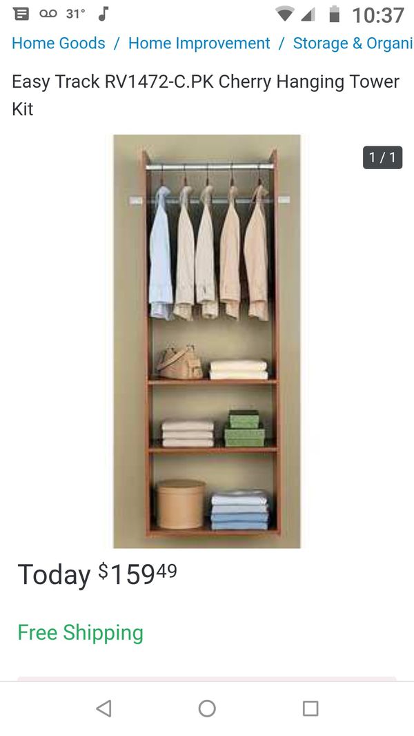 Easy Track Cherry Hanging Towel Kit For In Saylorsburg Pa Easy Track Cherry Hanging Towel Kit