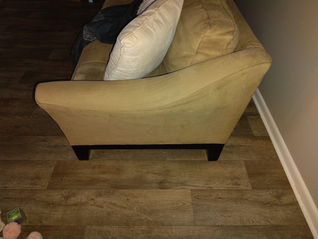 Tan Sofa For Sale $150.