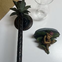 Palm tree And Monkey Wall Sconces