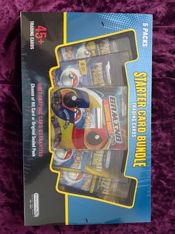 Presstine Pokemon trading cards bundle 5 pack