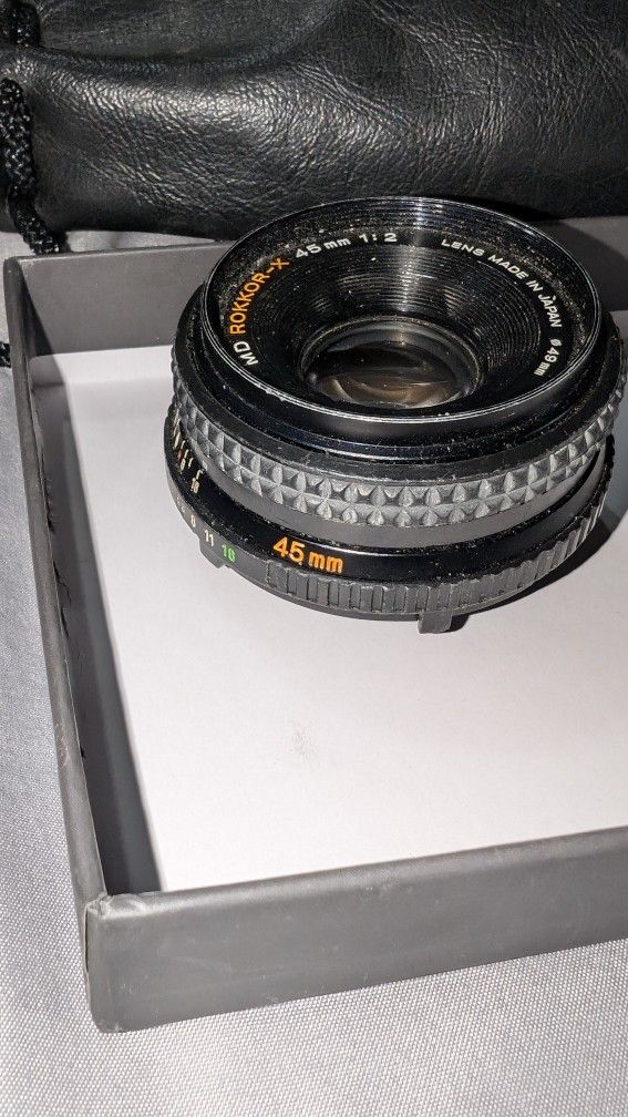 ****Minolta 45mm Rokkor X F/2 Fully Manual****